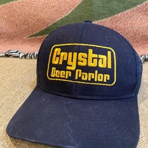 Blue crystal beer parlor trucker